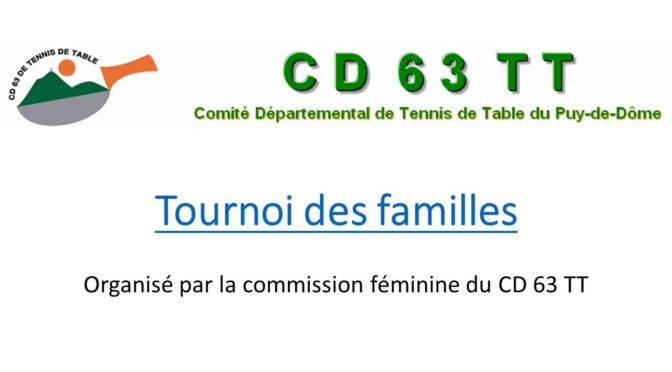 Tournoi des Familles du 1er mars : une bien belle journée