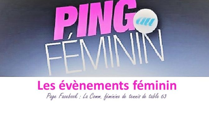 Evènements féminins à retenir