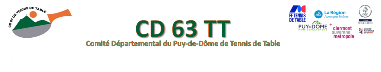 Comité Départemental du Puy-de-Dôme de Tennis de Table